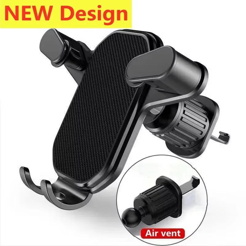 Car Accessories Phone Holder - Universeller Auto-Hakenhalter für Mobiltelefone, Schwerkraft-Mobiltelefonständer, GPS-Unterstützung,