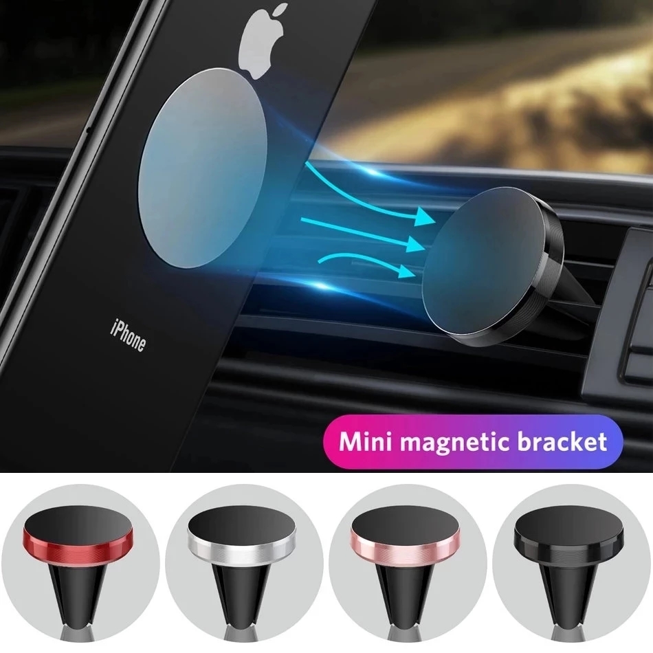 Car Accessories Phone Holder - Magnetische Universal-Handyhalterung für das Auto, Lüftungsschlitz-Halterung