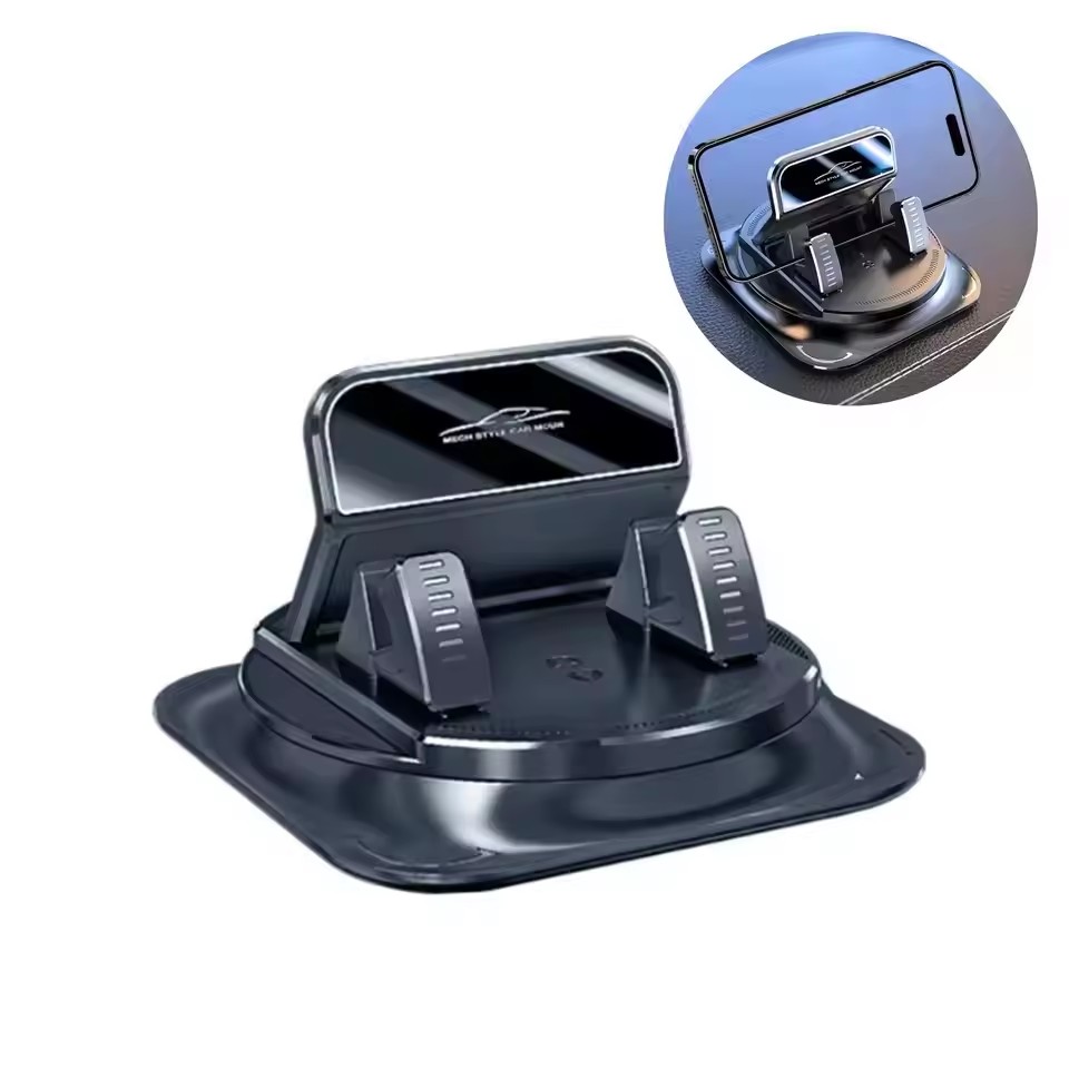 Car Accessories Phone Holder - 360 ° Universal-Auto-Handyhalterung mit Anti-Rutsch-Silikon für