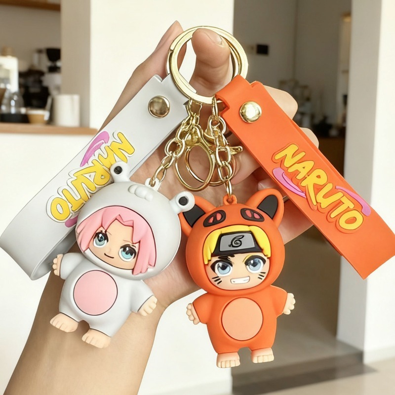 Car Accessories In Japan - Neuer Cartoon Naruto Q-Version Schlüsselanhänger Anime-Charakter