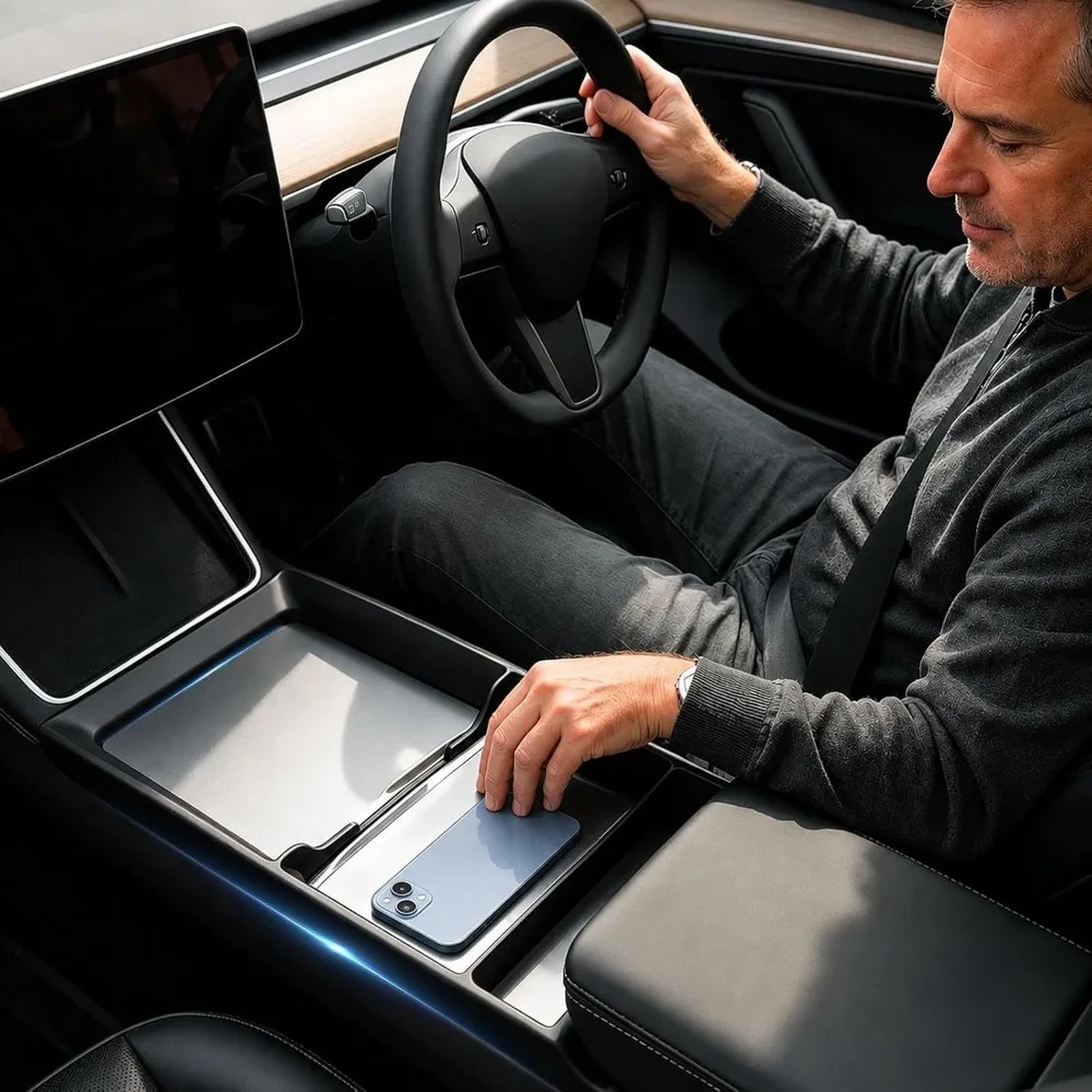 Rutschfeste Mittelkonsolen-Auf – Car Accessories App Bewertung und Preis