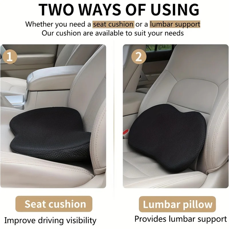 2-in-1 Memory-Schaum-Autositzk – Car Seat Cushion Memory Foam Bewertung und Preis