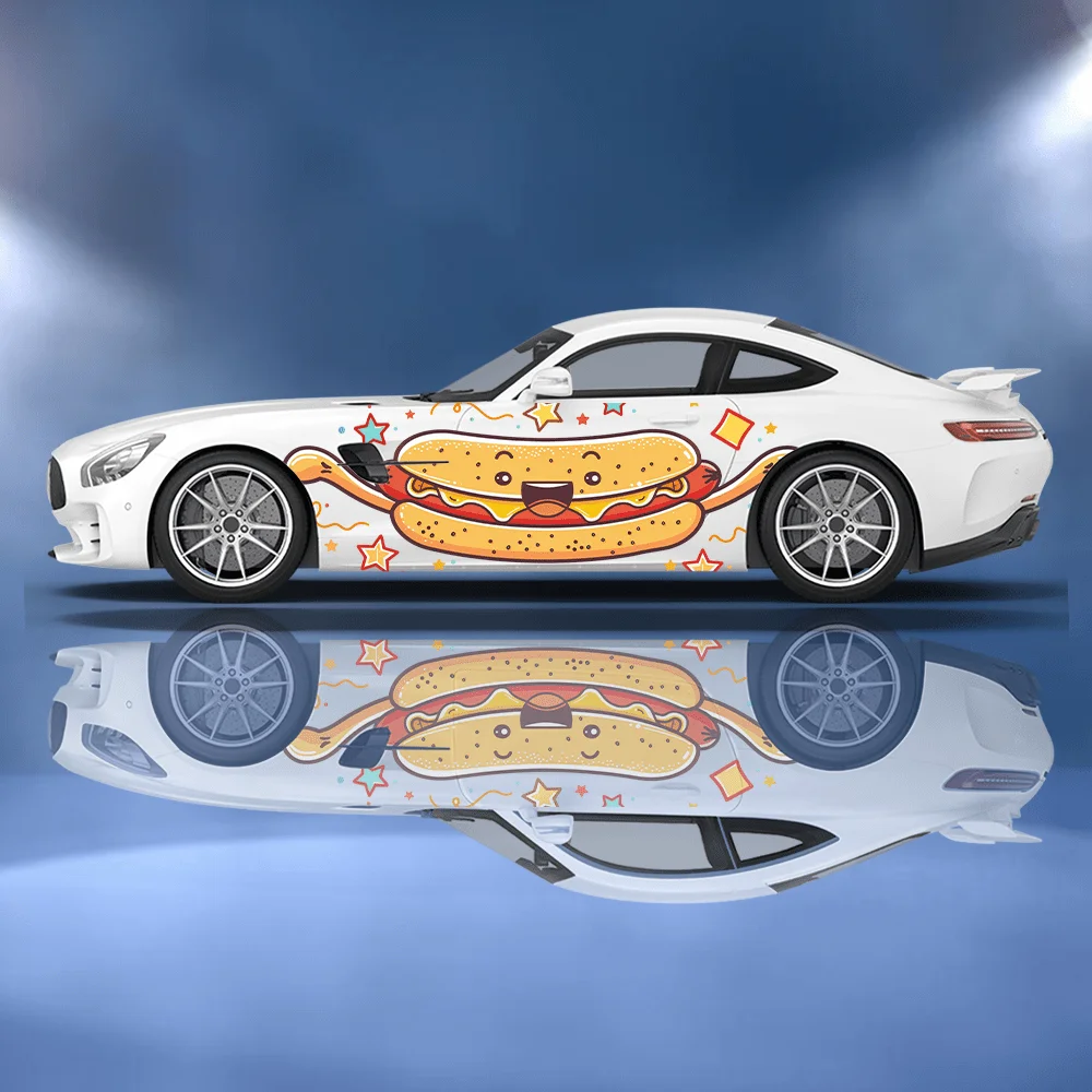 Lustiger Cartoon Hot Dog Brötc – Car Accessories Bunnings Bewertung und Preis